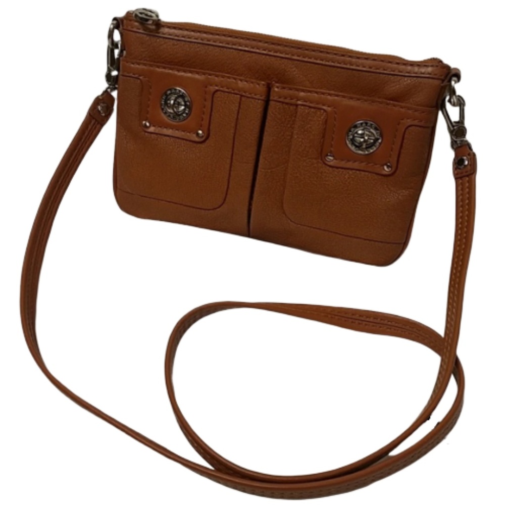 Marc Jacobs Beige Totally Turnlock Percy Crossbody Silver Hardware